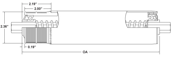 Diagram of Poly V Roller