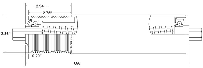 Diagram of Poly V Roller